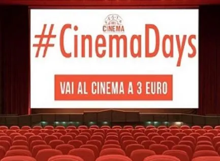 Cinemadays a 3 euro dal 9 al 12 Aprile