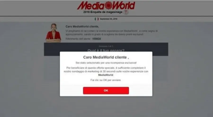 MediaWorld regala Samsung S9. Utenti truffati da un SMS