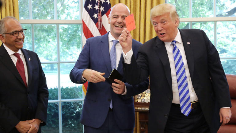 Mondiali 2026: Infantino incontra Donald Trump