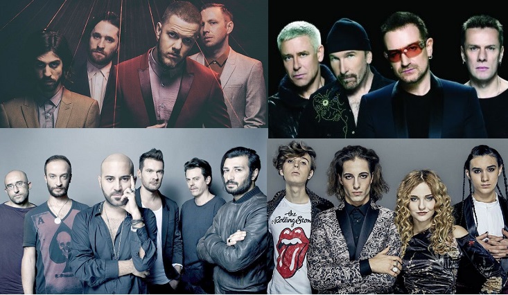 Autunno in musica. In Italia tornano live gli U2. Tutti i concerti da Cremonini a gli Imagine Dragons