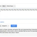 Google Translate anticipa la fine del mondo