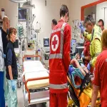 Orecchio strappato a morsi durante un litigi con un ciclista