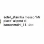 Luca Onestini Instagram, gesto inaspettato di Soleil Sorgè