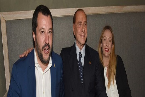 Catania, patto dell'arancino per Berlusconi, Salvini e Giorgia Meloni