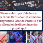 Grande Fratello VIP 2 a rischio chiusura anticipata: petizione online del Moige