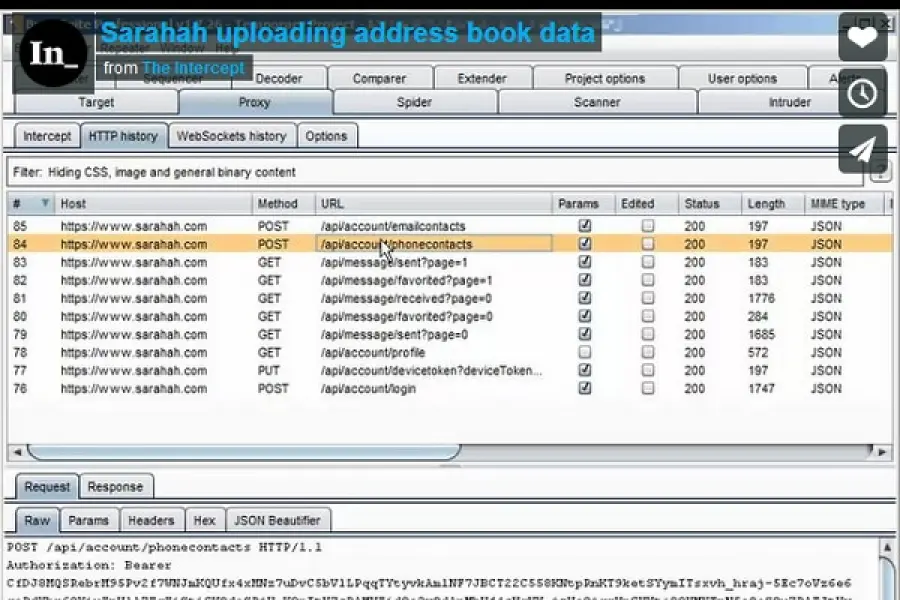 Sarahah spia la rubrica e copia i dati: privacy in pericolo?