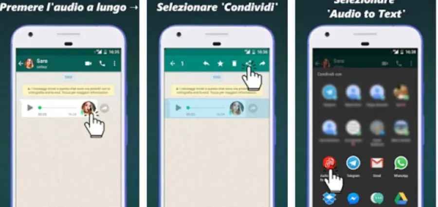 WhatsApp, ora è possibile convertire messaggi audio in testo con un'app
