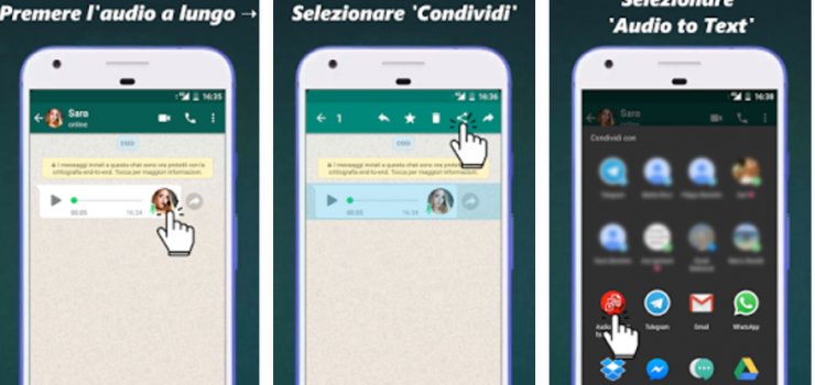 WhatsApp, ora è possibile convertire messaggi audio in testo con un'app