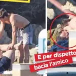 Luigi Berlusconi bacia un ragazzo sulle labbra: il figlio di Silvio scherzava?