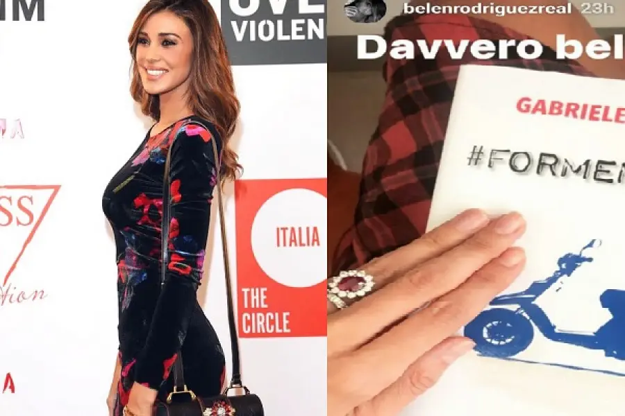 Belen Rodriguez vuole sposare Ianonne ma porta l'annello di Stefano De Martino