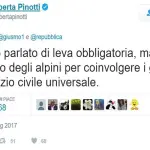 Servizio Civile obbligatorio per i giovani, la proposta del Ministro della Difesa Pinotti