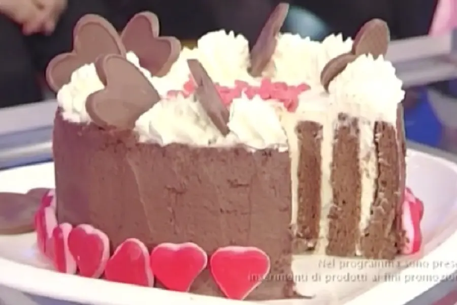 Torta di San Valentino di Natalia Cattelani: ricetta La Prova del Cuoco di oggi 13 febbraio 2017