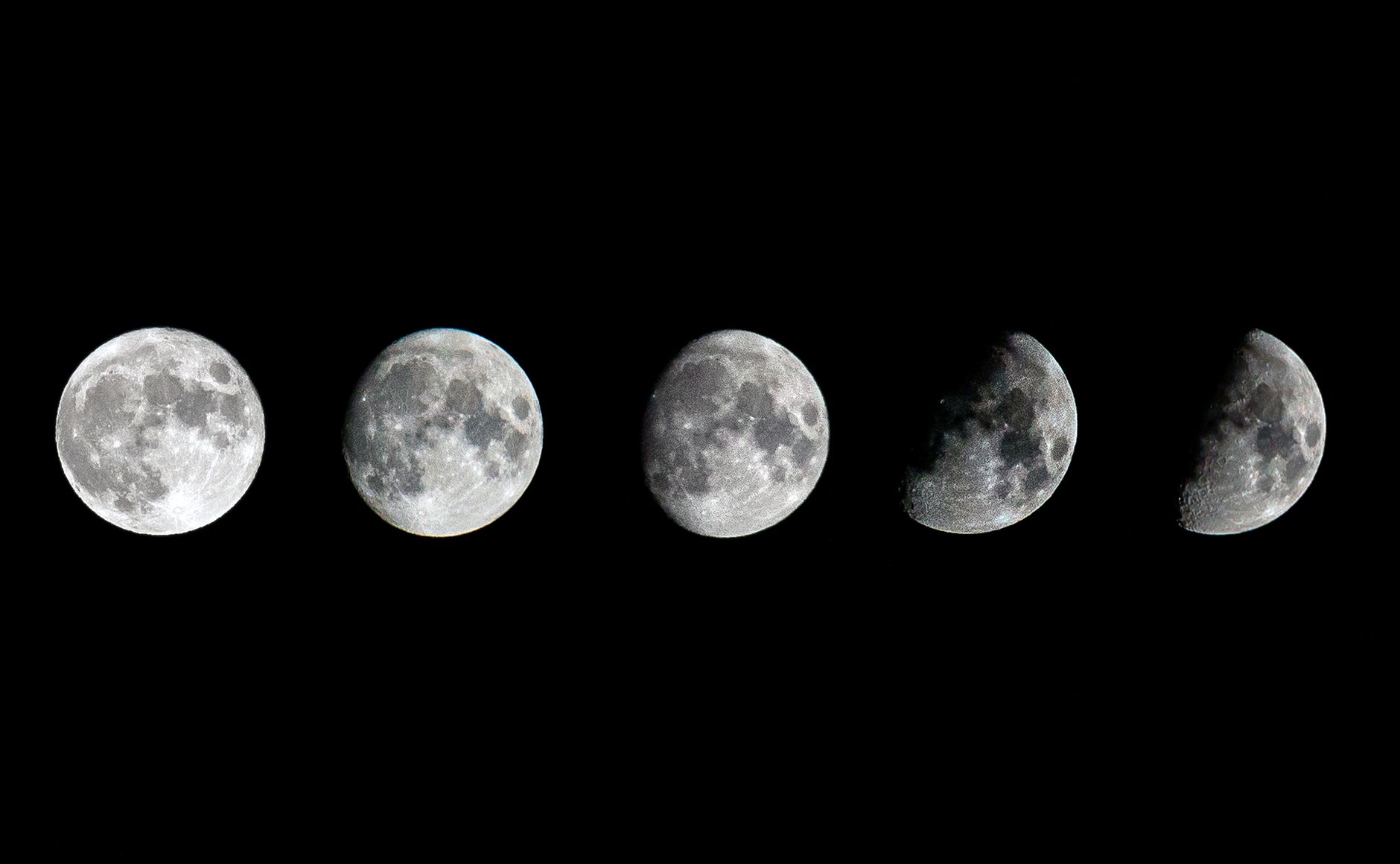 Fasi lunari: perché la Luna cambia forma