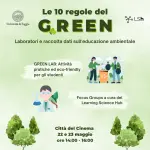 Let’s think sustainable! Arriva “Le 10 Regole del Green”, iniziativa dedicata all’educazione ambientale