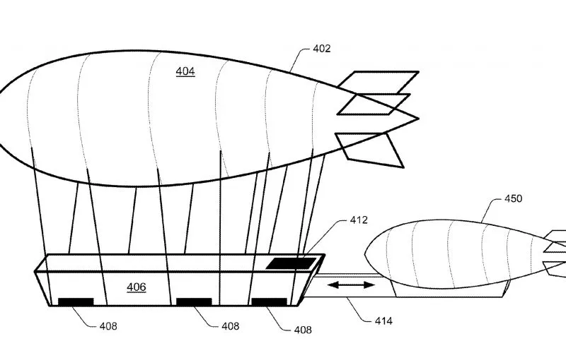 Amazon brevetta i magazzini volanti: ecco il futuro delle consegne – FOTO