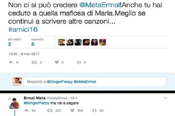 Ermal Meta Twitter: critche dopo le news su Amici 16, il tweet che gela i fan