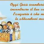 Frasi Auguri Prima Comunione WhatsApp, citazioni celebri Papa Francesco e santi da scrivere