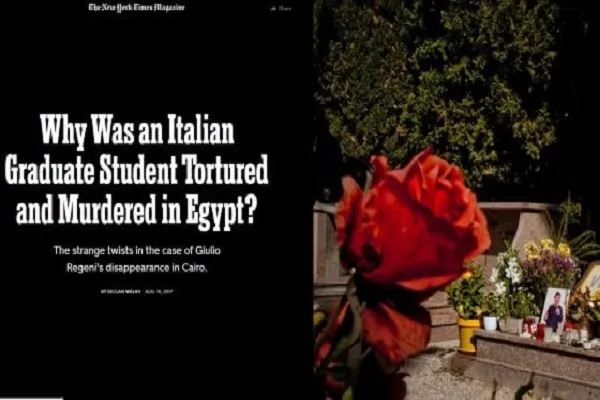 Omicidio Giulio Regeni, Nyt: ucciso dai servizi segreti egiziani, Italia sapeva