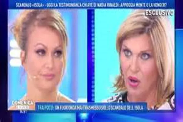 Scandalo droga Isola dei Famosi 2018, Nadia Rinaldi contro Eva Henger