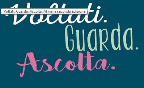 Tumore al seno: al via la seconda edizione di “Voltati. Guarda. Ascolta.”