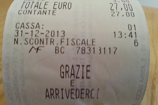 Scontrino fiscale, ecco quale conservare