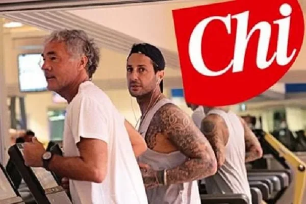 Fabrizio Corona e Massimo Giletti in palestra: le foto