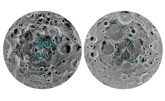 Sulla Luna c’è il ghiaccio. A rivelarlo proprio la NASA