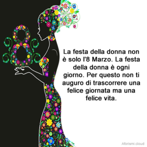 Festa della donna frasi da inviare su Whatsapp